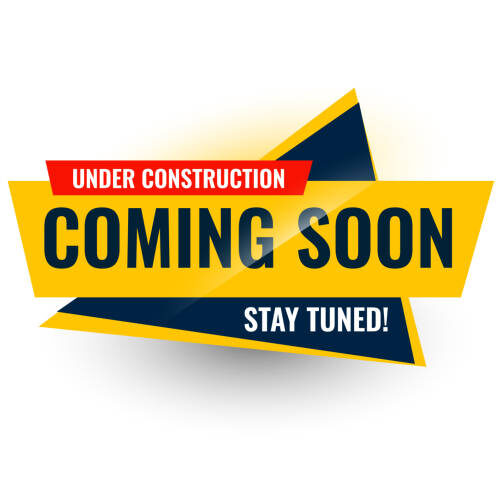 modern coming soon under construction sticker banner